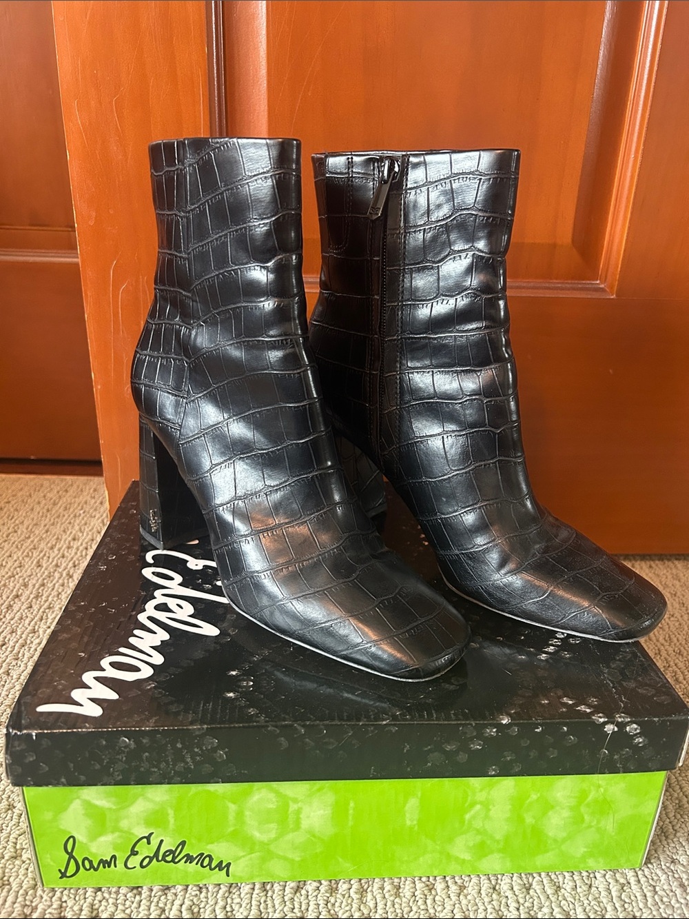 Square Toe Booties